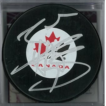 Braden Holtby Autographed Canada Hockey Puck (JSA COA)