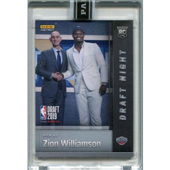 2019 Panini National Convention Instant Basketball Draft Night #DN-ZW Zion Williamson 11/25