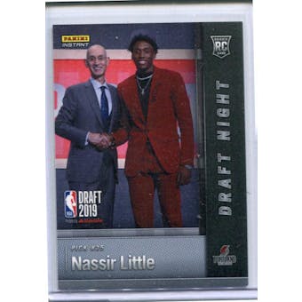2019 Panini National Convention Instant Basketball Draft Night #DN-NL Nassir Little /25