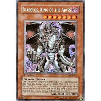 Yu-Gi-Oh Force of the Breaker 1st Edition Single Diabolos, King of the Abyss Secret Rare Near Mint (NM)