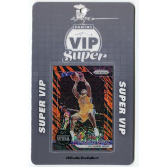 2019 Panini National Super VIP Party Event Badge Shaquille O'Neal 1/1 Prizm