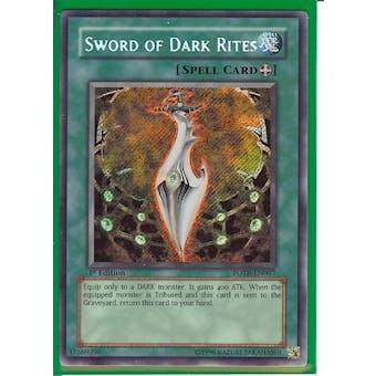 Yu-Gi-Oh Force of the Breaker Single Sword of Dark Rites Secret Rare
