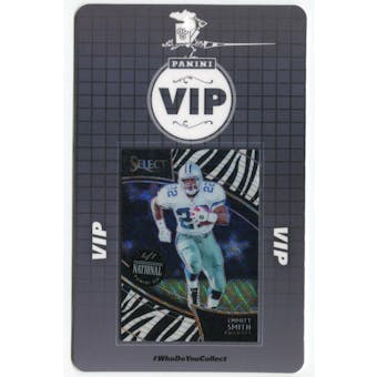 2019 Panini National VIP Party Event Badge Emmitt Smith 1/1 Select
