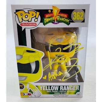 Power Rangers Yellow Funko POP Autographed by Karan Ashely