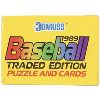1989 Donruss Traded Baseball Factory Set (Yellow Box)