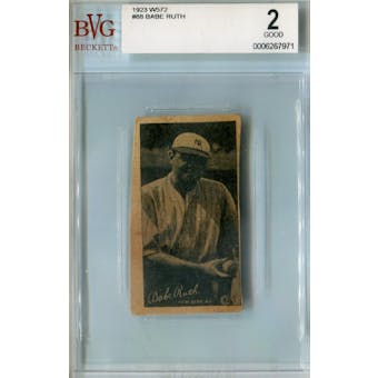 1923 W572 Baseball #88 Babe Ruth BVG 2 (Good) *7971 (Reed Buy)