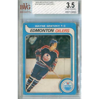 1979/80 O-Pee-Chee Hockey #18 Wayne Gretzky RC BVG 3.5 (VG+) *8895 (Reed Buy)