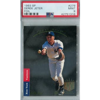 1993 SP Baseball #279 Derek Jeter RC PSA 9 (Mint) *1316 (Reed Buy)