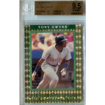 1992 Donruss Elite Baseball #14 Tony Gwynn #/10,000 BGS 9.5 (Gem Mint) *7271 (Reed Buy)