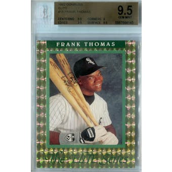 1992 Donruss Elite Baseball #18 Frank Thomas #/10,000 BGS 9.5 (Gem Mint) *4145 (Reed Buy)