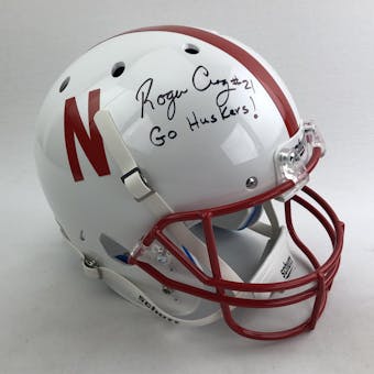 Roger Craig Autographed Nebraska Cornhuskers Full Size Replica Helmet (JSA COA)