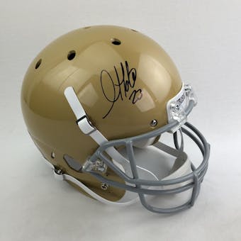 Golden Tate Autographed Notre Dame Irish Full Size Replica Helmet (Beckett COA)
