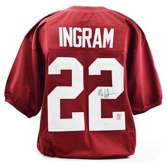 Mark Ingram Autographed Alabama Crimson Tide Custom Football Jersey (JSA COA)