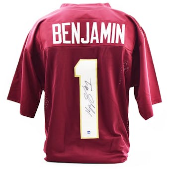 Kelvin Benjamin Autographed Florida State Custom Football Jersey (DACW COA)