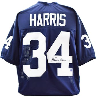 Franco Harris Autographed Penn State Custom Football Jersey (DACW COA)