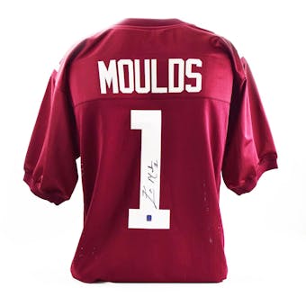 Eric Moulds Autographed Mississippi State Custom Football Jersey (DACW COA)