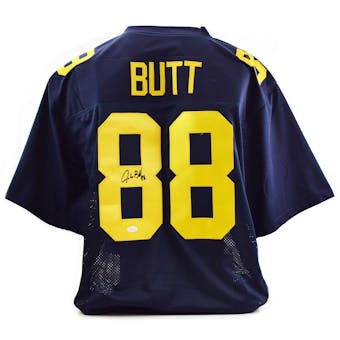 Jake Butt Autographed Michigan Wolverines Custom Football Jersey (JSA COA)