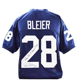 Rocky Bleier Autographed Notre Dame Custom Football Jersey (JSA COA)