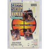 1993/94 Topps Stadium Club Series 1 Basketball Hobby Box (Reed Buy)