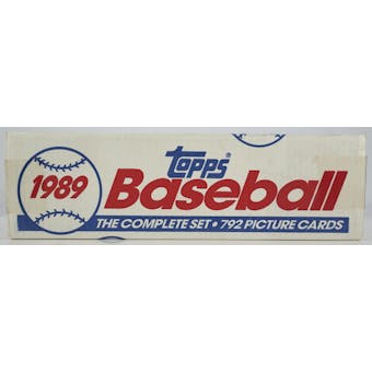1989 Topps Baseball Factory Set (White Box) (Reed Buy)