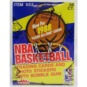1988/89 Fleer Basketball Wax Box BBCE (Reed Buy)
