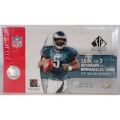 2005 Upper Deck SP Authentic Football Hobby Box (Reed Buy)