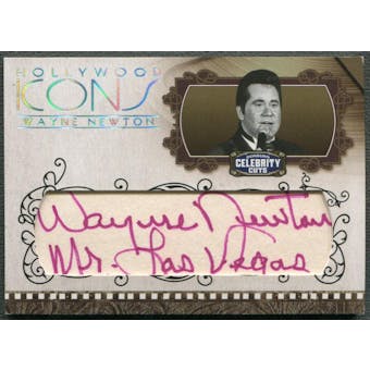 2008 Americana Celebrity Cuts #WN Wayne Newton Hollywood Icons Signature Cuts Auto #24/30