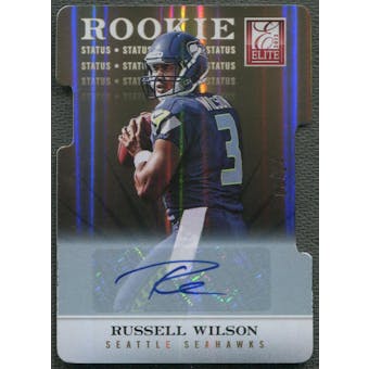 2012 Elite #190 Russell Wilson Status Rookie Auto #08/24