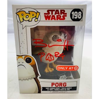 Star Wars The Last Jedi Porg Target Exclusive Funko POP Autographed by Brian Herring