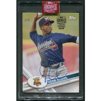2019 Topps Archives Signature Series #78 Ozzie Albies Rookie Auto #1/1