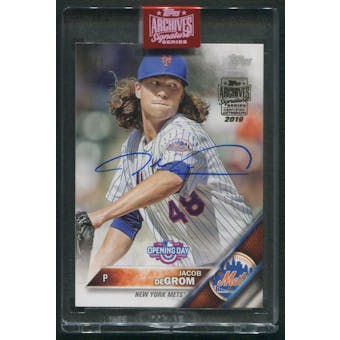 2019 Topps Archives Signature Series #OD68 Jacob DeGrom Auto #1/1