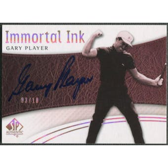 2014 SP Authentic #IIGP Gary Player Immortal Ink Auto #03/10