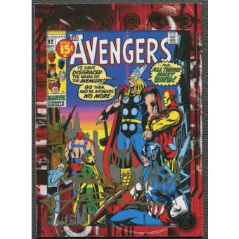 2015 Avengers Age of Ultron #AOUAP Tom Palmer & Neal Adams Comic Cover Auto