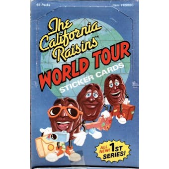 California Raisins World Tour Wax Box (1988 Zoot)