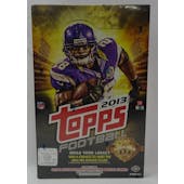 2013 Topps Football Hobby Box (Reed Buy)