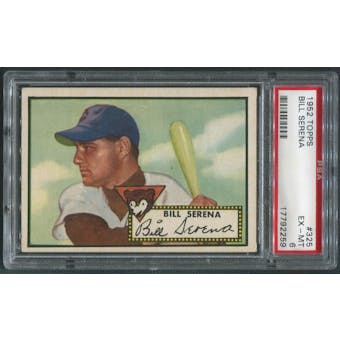 1952 Topps Baseball #325 Bill Serena PSA 6 (EX-MT)