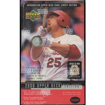 2000 Upper Deck Series 2 Baseball Hobby Box