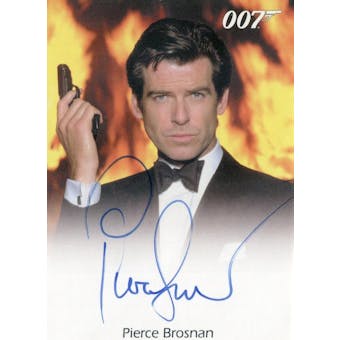 Pierce Brosnan 2010 Rittenhouse 007 James Bond Autograph (Reed Buy)