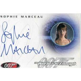 Sophie Marceau 2002 Rittenhouse 007 The World is Not Enough A28 Elektra King Autograph (Reed Buy)