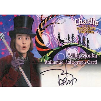 Johnny Depp Artbox Charlie & The Chocolate Factory Willie Wonka (Reed Buy)
