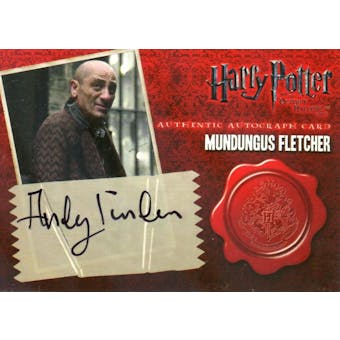 Andy Linden Artbox Harry Potter Deathly Hallows Mundungus Fletcher Autograph (Reed Buy)