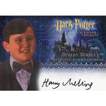 Harry Melling Artbox Harry Potter Chamber of Secrets Dudley Dursley Autograph (Reed Buy)