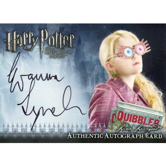 Evanna Lynch Artbox Harry Potter Half Blood Prince Luna Lovegood (Reed Buy)