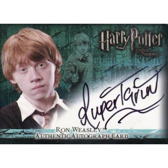Rupert Grint Artbox Harry Potter Order of the Phoenix Ron Weasley Autograph (Reed Buy)
