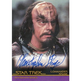 Christopher Lloyd 2007 Rittenhouse Star Trek III Search for Spock A14 Kruge Autograph (Reed Buy)