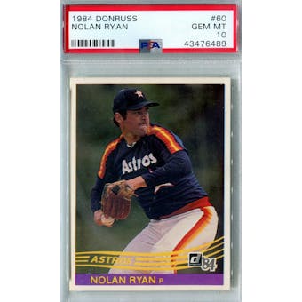 1984 Donruss Baseball #60 Nolan Ryan PSA 10 (GM-MT) *6489 (Reed Buy)