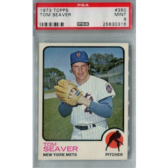 1973 Topps Baseball #350 Tom Seaver PSA 9 (Mint) *0316 (Reed Buy)