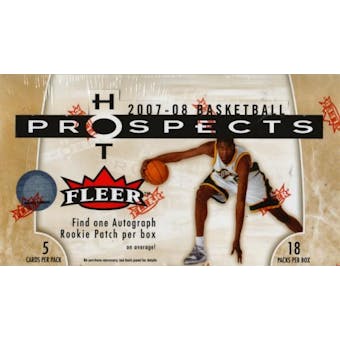 2007/08 Fleer Hot Prospects Basketball Hobby Box