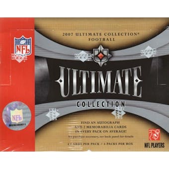 2007 Upper Deck Ultimate Collection Football Hobby Box