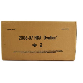 2006/07 Upper Deck Ovation Basketball Hobby 16-Box Case (Reed Buy)